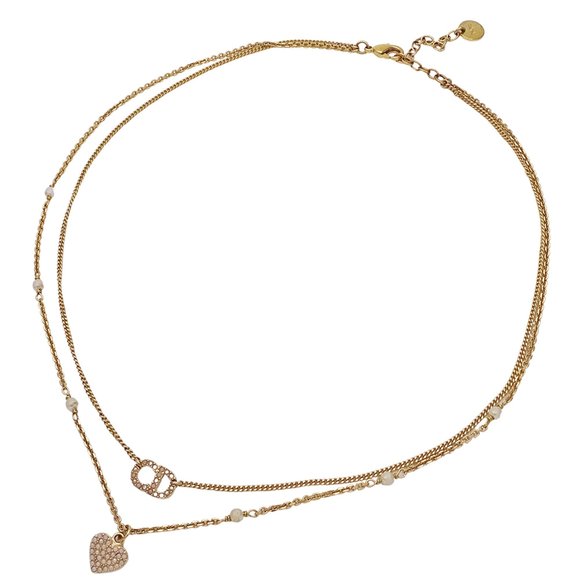 DIOR Gold Pearl Necklace - Picture 4 of 11